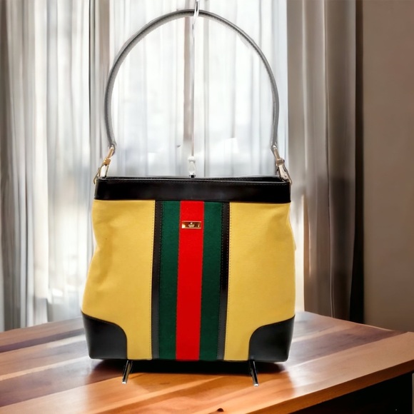 Gucci Bags Authentic Gucci Shoulder Bag Sherry Line Brown Canvas